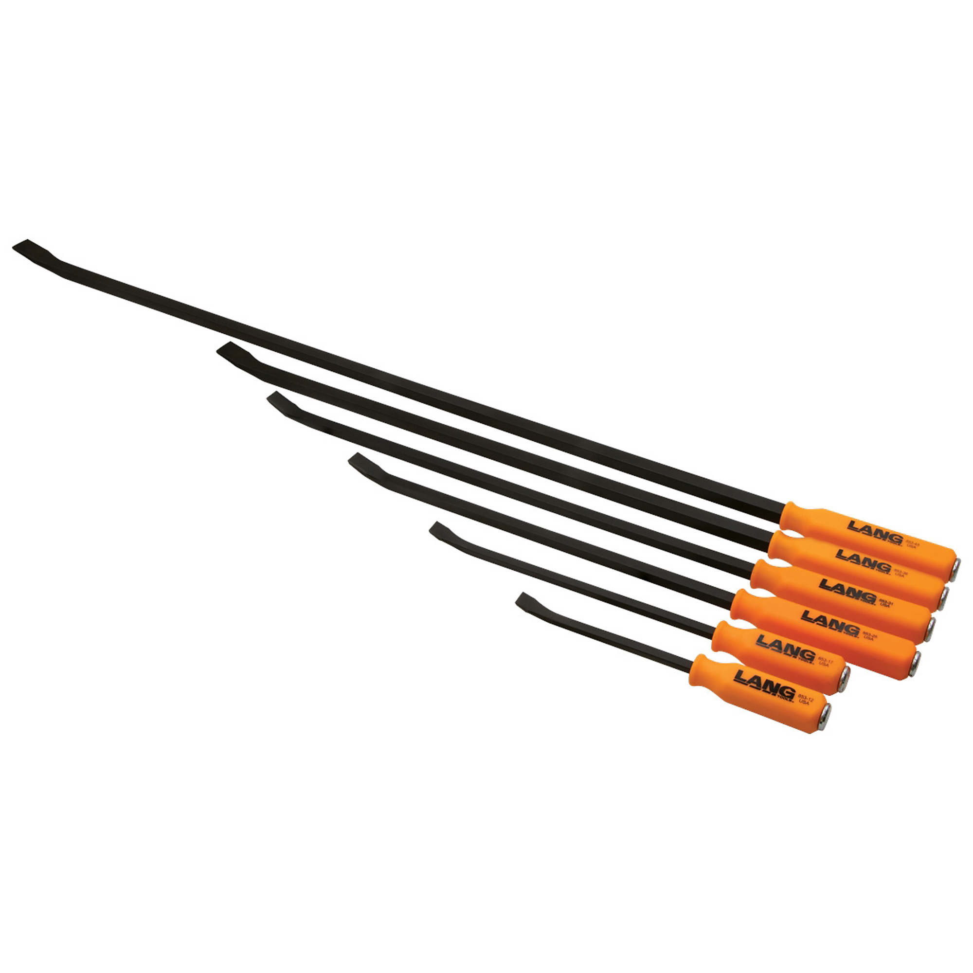 A & E Hand Tools Pry Bar Set — 6-Piece, Model# LNT853-6ST